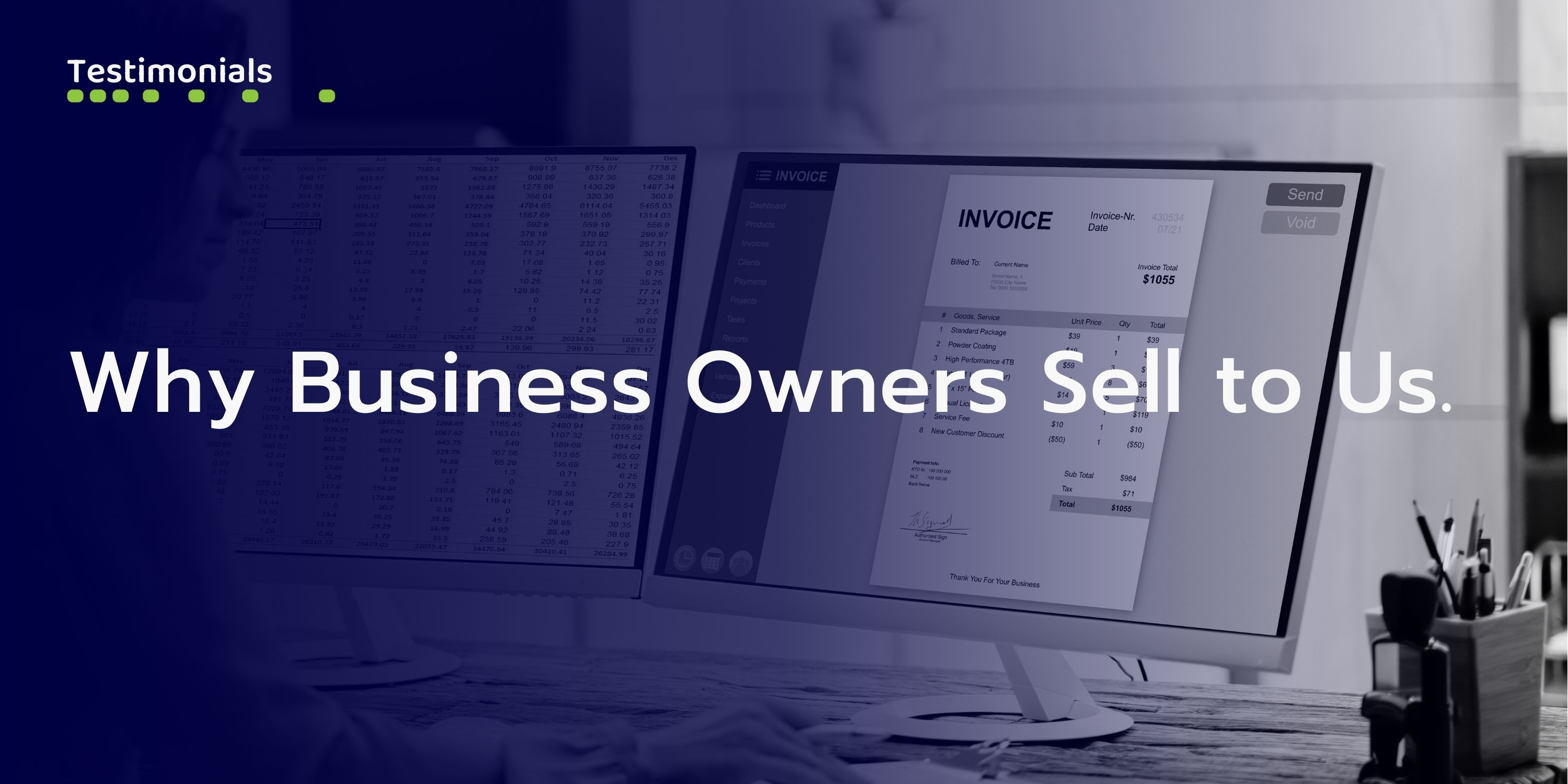 Why business owners sell to us